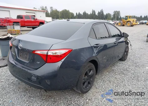 2015 Toyota Corolla Le Premium from USA, damaged, VIN 5YFBURHE6FP351463